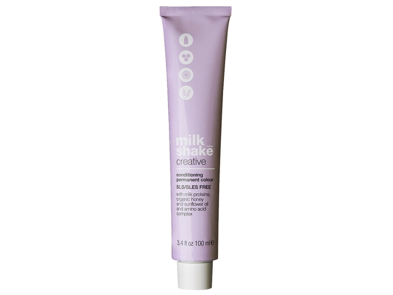 Milk Shake, Creative, Sls/Sles-Free, Permanent Hair Dye, 7.017Na Natural Ash Medium Blond, 100 Ml