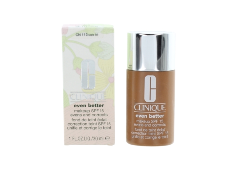 Clinique Clinique, Even Better, Paraben-Free, Hydrating, Liquid Foundation, CN 113, Sepia, SPF 15, 30 ml For Women