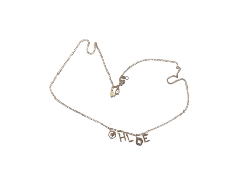 Chloe, Chloe, Base Metal Necklace, Gold, For Women