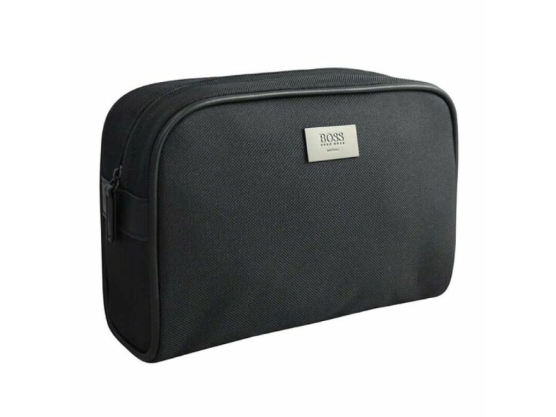 Hugo Boss Hugo Boss, Toilettaske, Rejsetaske, Grå, Mænd, 23 x 8 x 14 cm Mænd