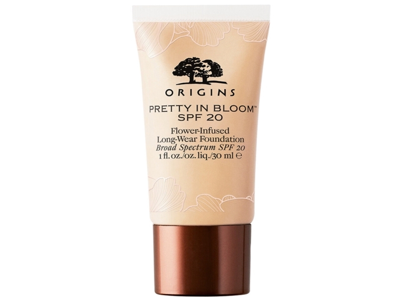 Origins , Pretty In Bloom, Long Wearing, Cream Foundation, 110, Very Light Natural, Spf 20, 30 Ml For Women