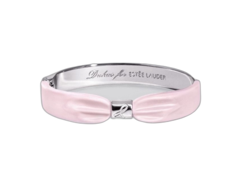 Estee Lauder, Dukas Collection 2021 - Rožinė Ribbon, For Breast Cancer Awareness Campaign, Base Metal Bracelet, Rožinė, For Women