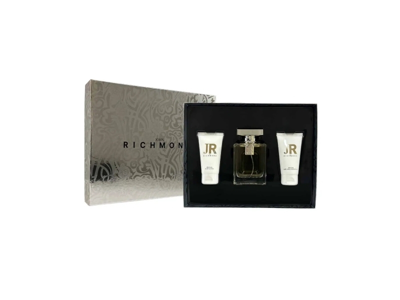 John Richmond Set John Richmond: John Richmond, Natural, Hydrating, Body Lotion, 50 Ml + Black Metal, Natural, Cleansing, Shower Gel, 50 Ml + John Ri