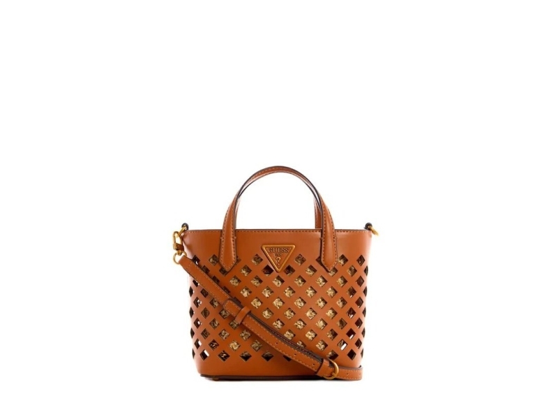 Guess Aqua Mini Shopper håndtaske bordeaux HWVB8566750, 23 x 17 x 8 cm