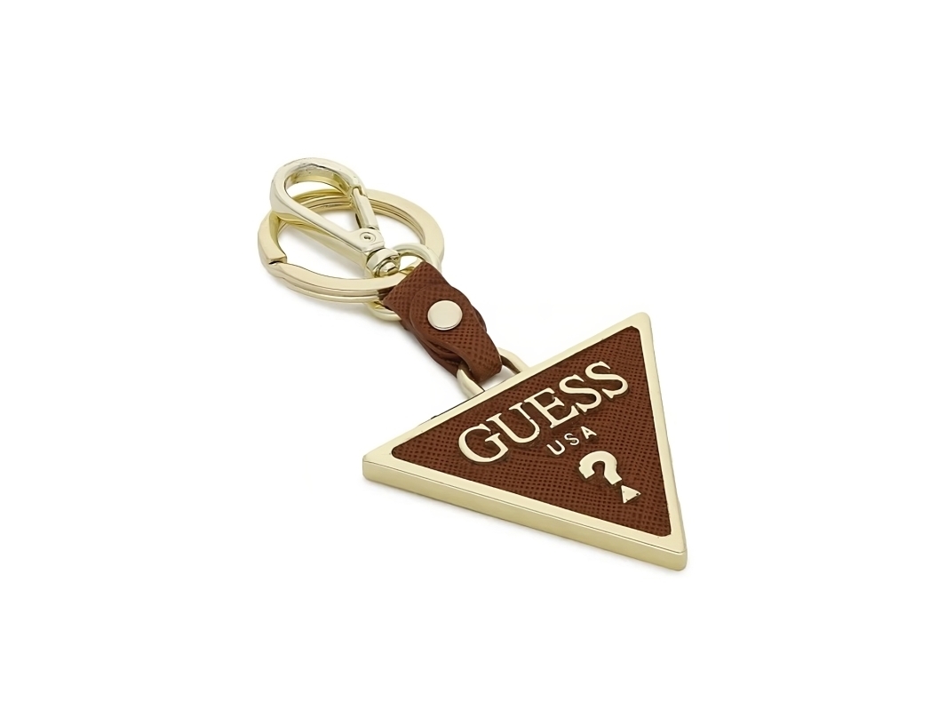 Guess, Guess, Metal Keyring, Rw7421 P2201, Brown