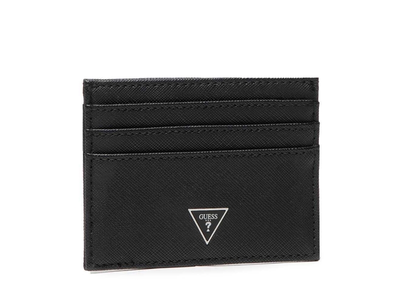 Guess Certosa tekstilpung/kortholder, sort, til mænd