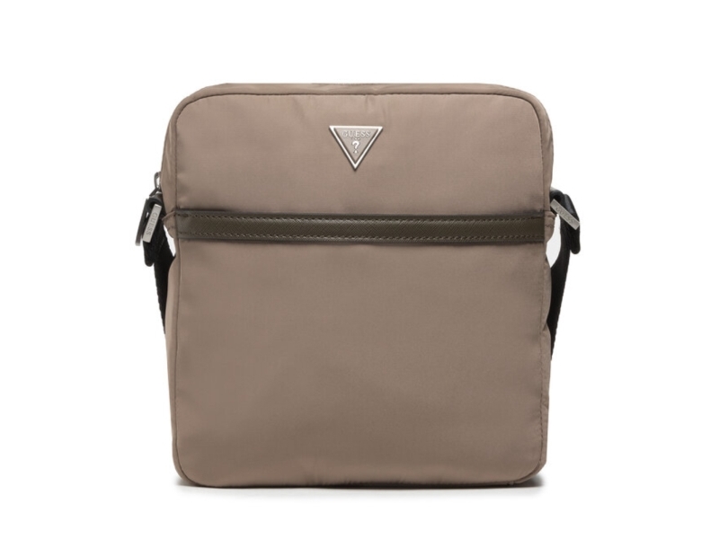 Guess, Guess, Nylon And Leather, Textile Crossbody Bag, Hmcern, 21.5 X 21.5 X 6.5 Cm, For Women