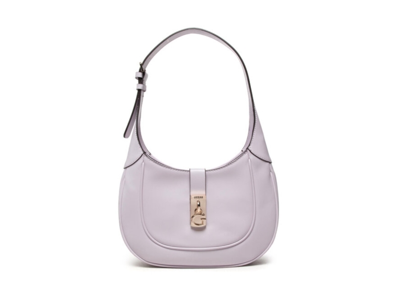Guess Guess, Alexie, Synthetic Leather, Bag, Lilac, Hwvg84, For Women, 22 X 14.5 X 10 Cm For Women