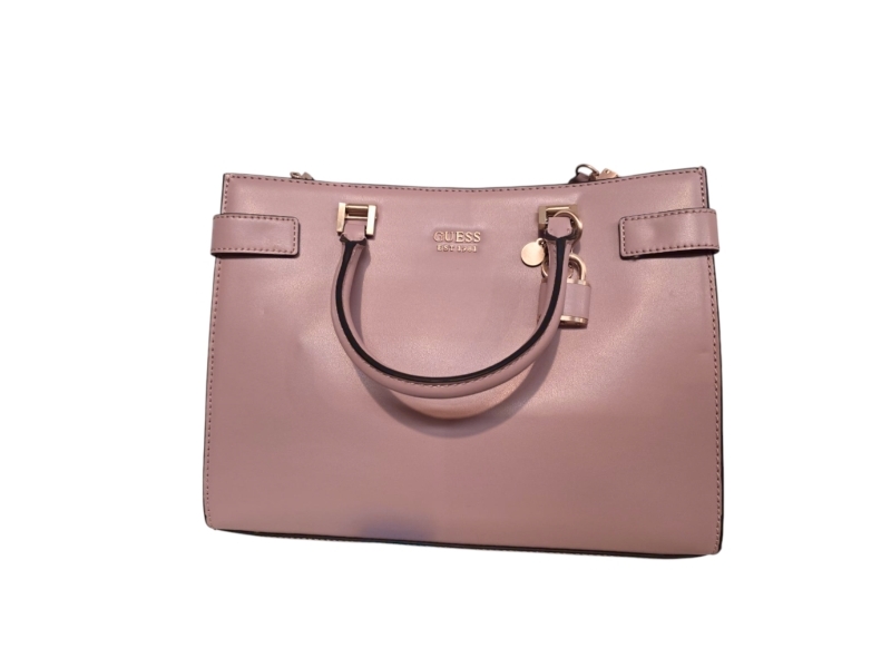 Guess, Atene, Synthetic Leather, Textile Bag, Biscuit, Hwvs8419060wml, For Women, 20 X 25 X 5 Cm