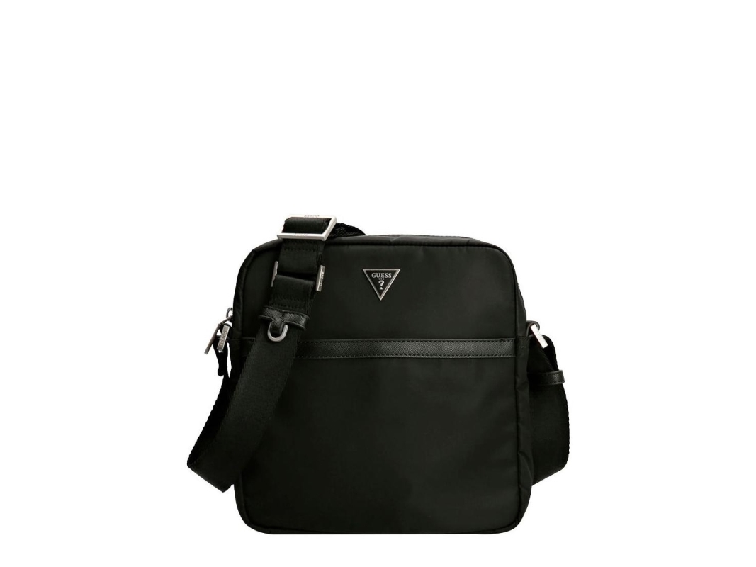 Guess Certosa polyurethan tekstiltaske sort HMECRNP2258BLA (til mænd) 22 x 5 x 23,5 cm