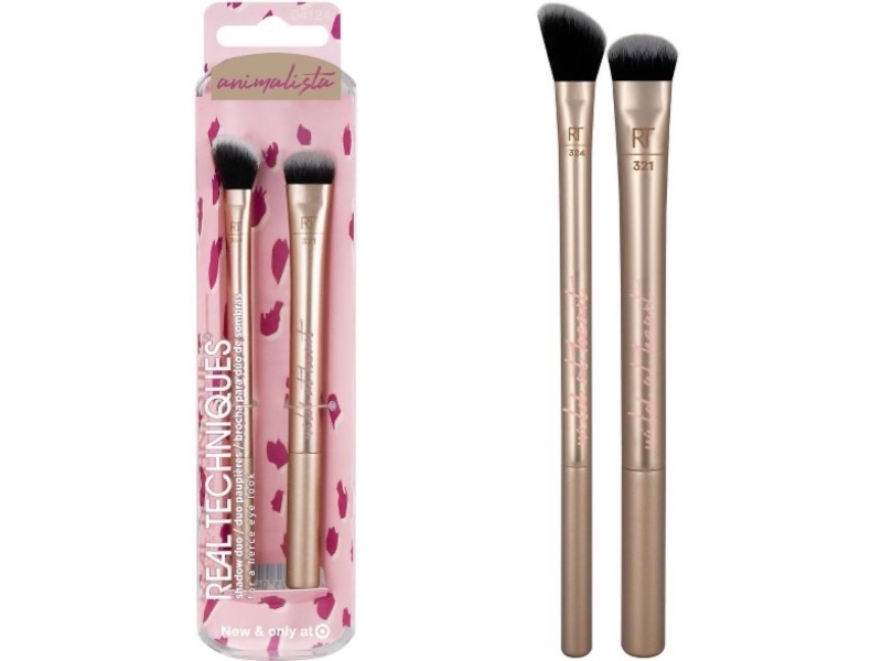 Collection Animalista Duo Fiber Powder Brush With Dual Fiber For Face Real Techniques