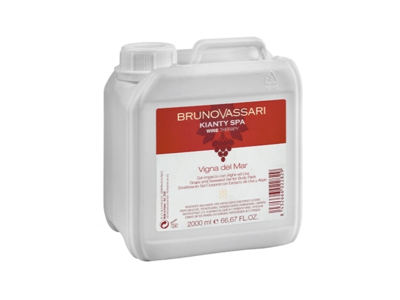 Bruno Vassari, Kianty Spa, Grape, Anti-Cellulite, Body Gel, 2000 Ml