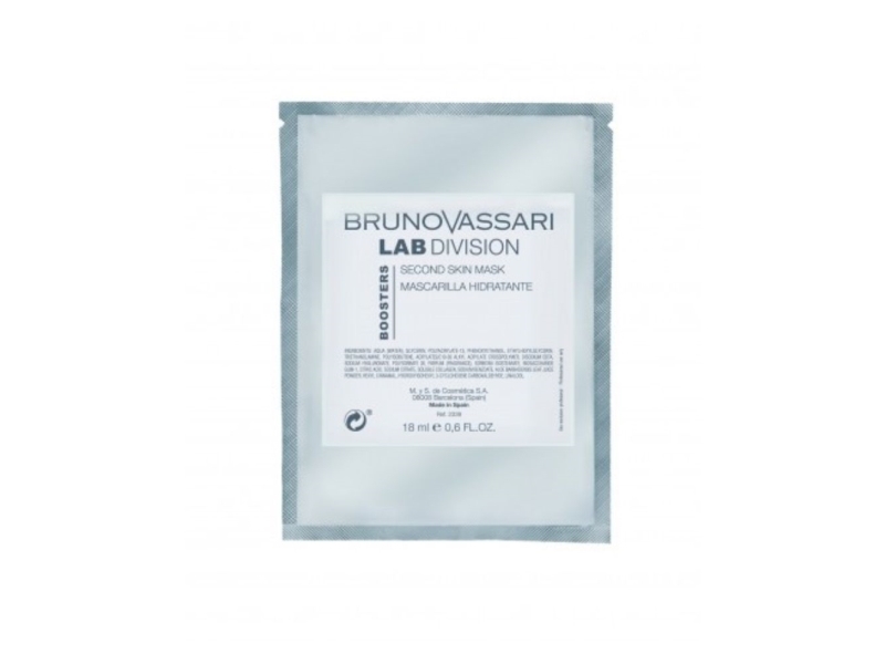 Set, Bruno Vassari, Lab Division, Hyaluronic Acid, Hydra-Nourishing, Peel-Off Mask, For Face, 5 Pcs, 18 Ml