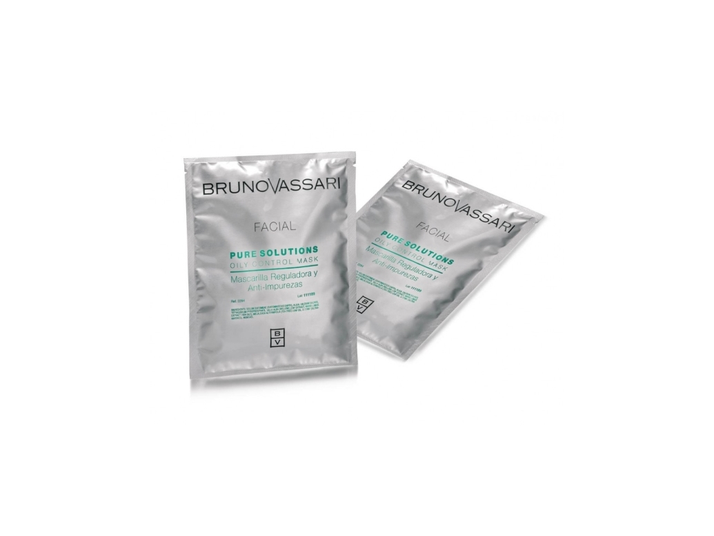 Bruno Vassari Pure Solutions Tea Tree Oil Eliminates Impurities Peel-Off Mask For Face - 6 Pieces, 30 Grams Each