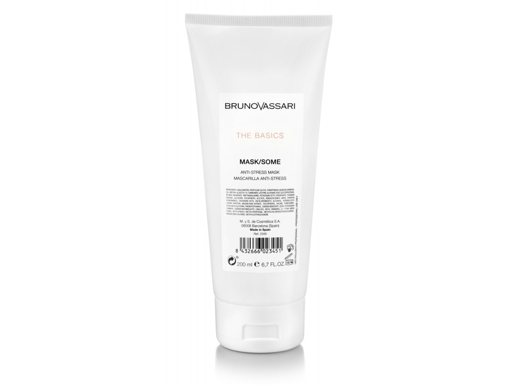 Bruno Vassari, The Basics, Vitamin E, Anti-Stress, Day & Night, Cream Mask, For Face, 200 Ml