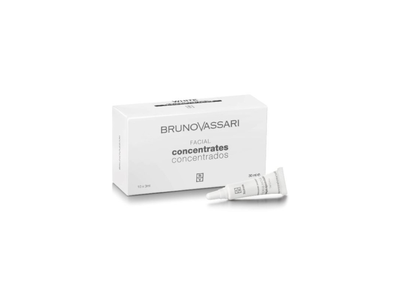 Bruno Vassari White Whitening Concentrate For Face - Set Of 10 Pieces, 3 Ml Each