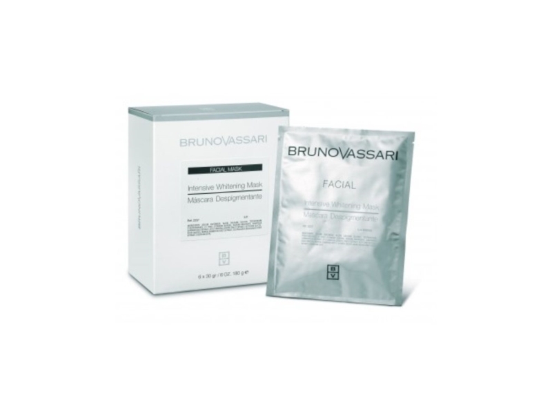 Bruno Vassari White Whitening Peel-Off Mask Day & Night For Face - 6 Pieces, 30 Grams Each