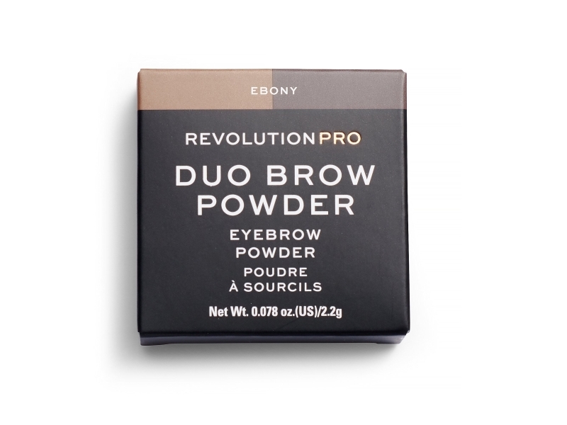 Makeup Revolution REVOLUTION PRO Vegan øjnbrynspudder Ebony 2,2 g