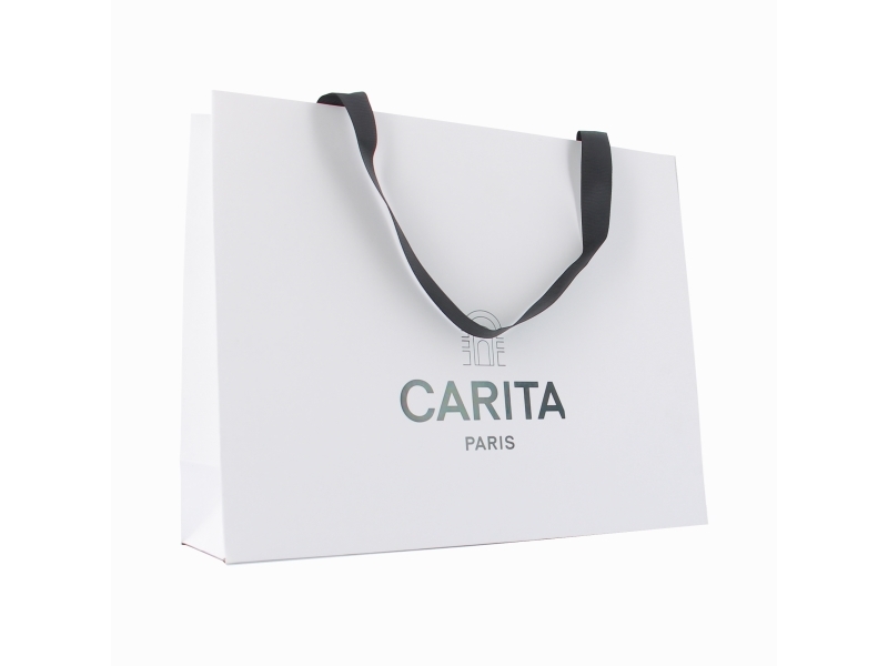 Carita Carita Paris håndtaske i læder, ivory, str. L