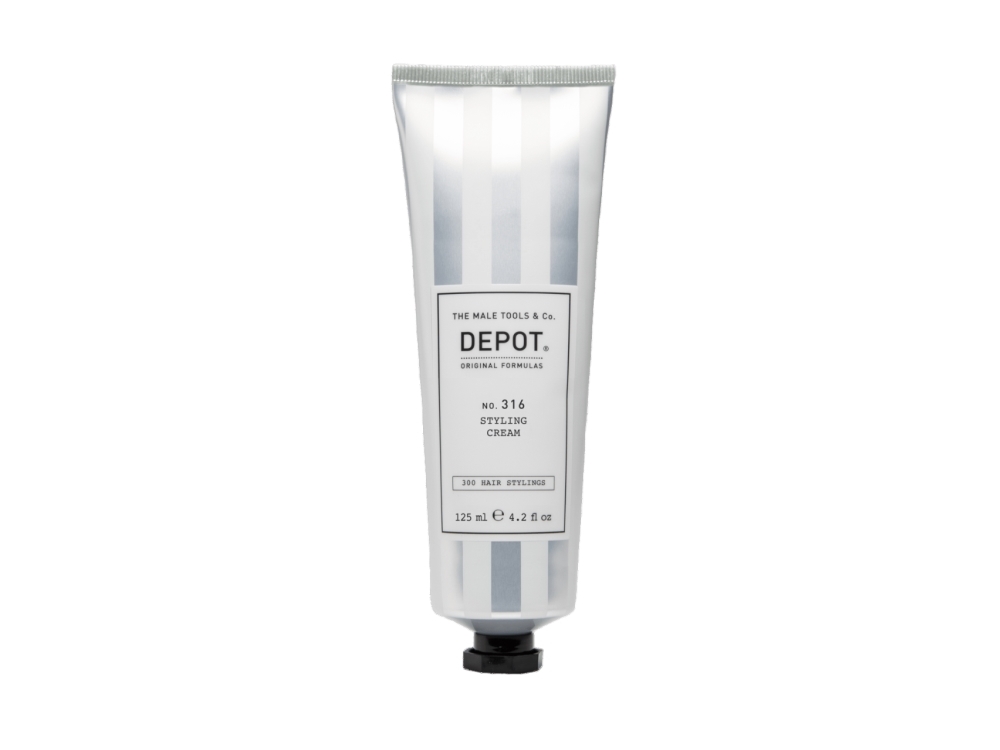 Depot 316 hårstylingcreme til mænd, UV-filter, medium hold, 125 ml