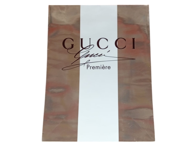 „Gucci“, „Premiere“, apsipirkimas, GWP kartoninis krepšys