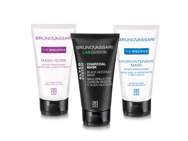 Multimasking Set Bruno Vassari: The Specifics, Moisturizing, Cream Mask, For Face, 50 Ml + The Specifics, Vitamin A, Anti-Stress, Day & Night, Cream