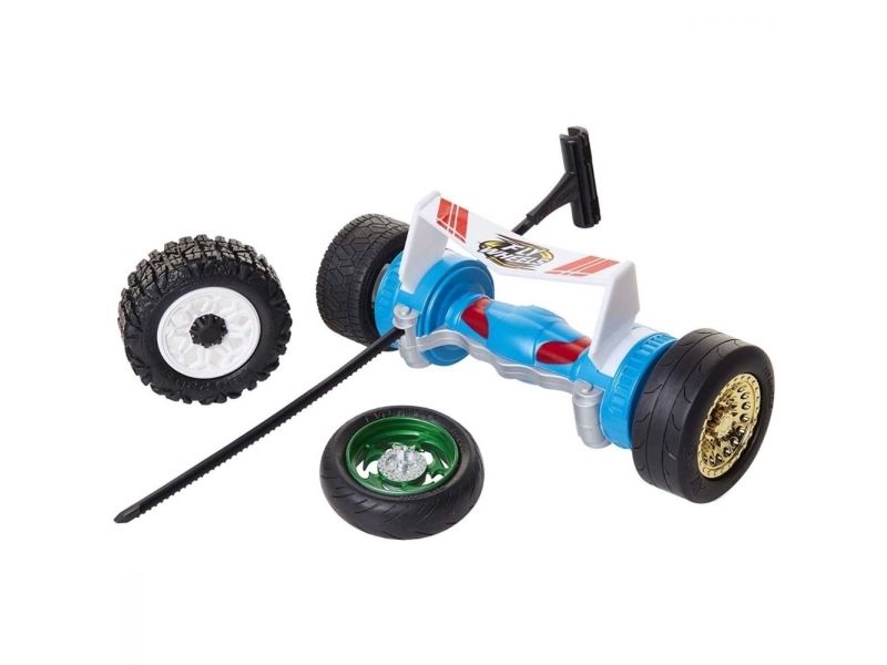 Jakks Pacific Jakks Pacific, 4 Tyres + Turbo Launcher, Jakks Pacific, Fly Wheels, Blue, For Boys For Boys