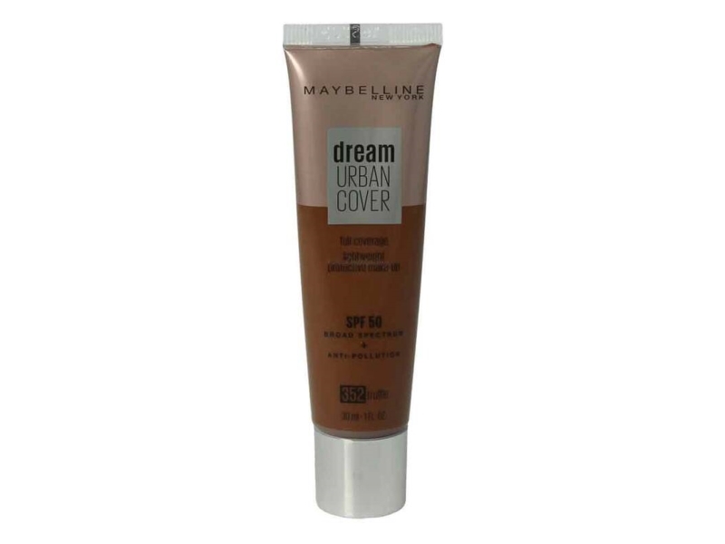 Maybelline, Dream Urban Cover, Full Cover, Cream Foundation, 352, Truffle, Spf 50, 30 Ml For Women
