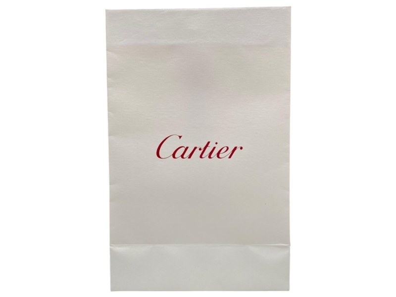 Set, Cartier, Cartier, Shopping, Gwp Cardboard Bag, Baltas, 10 Pcs