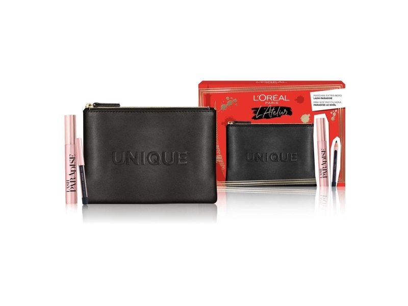 L Oreal Atelier Kit Set L'oreal Paris: Lash Paradise, Volumizing & Lengthening, Mascara, Extra Black, 6.4 Ml + Paradise, Kajal Eye Pencil, 1.2 G + Ma