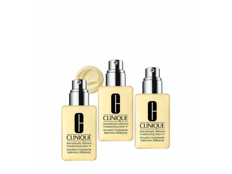 Set Trio, Clinique, Dramatically Different Lotion+, Moisturizing, Day & Night, Lotion, For Face, 3 Pcs, 125 Ml