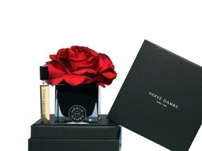 Histoires De Parfums Set Herve Gambs: Kora Dzika, Room Spray, 10 Ml + Black Couture Flower, Porcelain, Aroma Reed Diffuser, Black Unisex