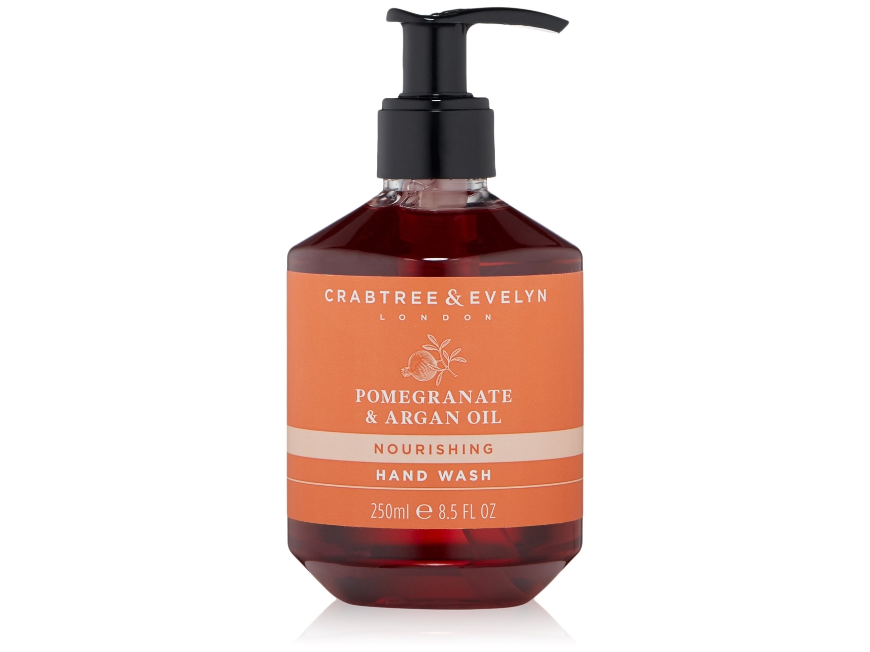 I Love Crabtree & Evelyn, Pomegranate & Argan Oil, Nourishing, Liquid Soap, For Hands, 250 Ml Unisex