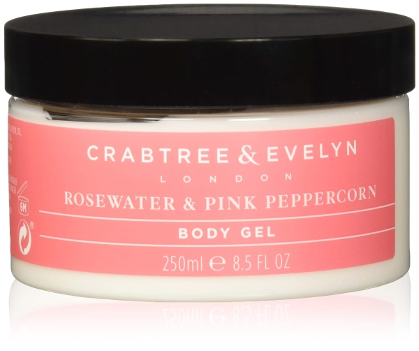 Vivian Gray Crabtree & Evelyn, Rosewater & Pink Peppercorn, Hydrating, Body Gel, 250 Ml For Women