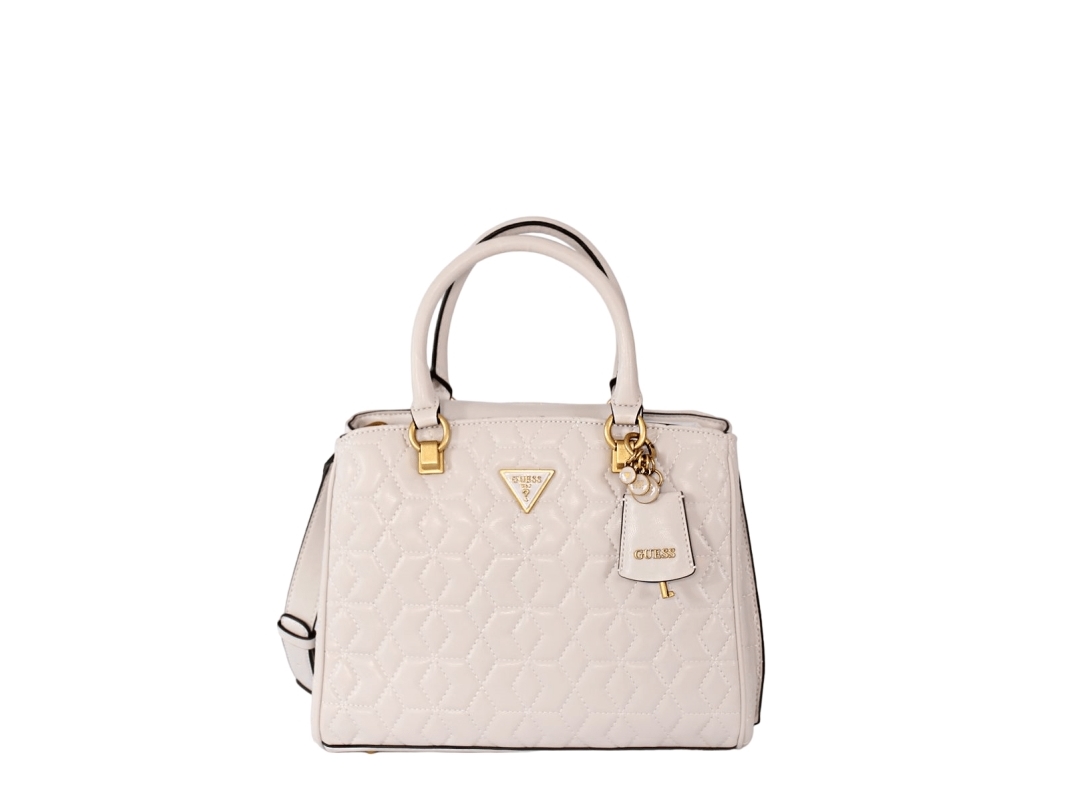 Guess, Elenia Girlfriend, Textile Bag, Stone, For Women For Women