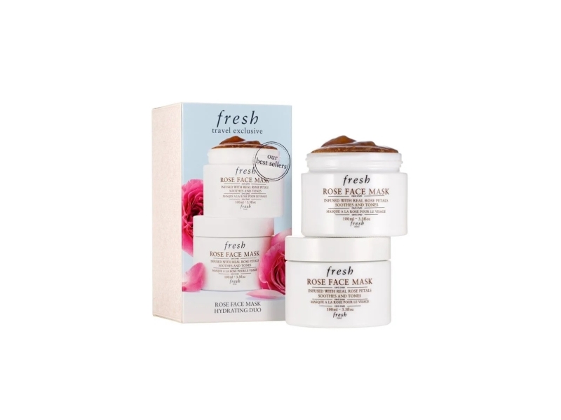 Fresh Set Duo, , Rose, Soothing & Toning, Cream Mask, For Face, 2 Pcs, 100 Ml For Women