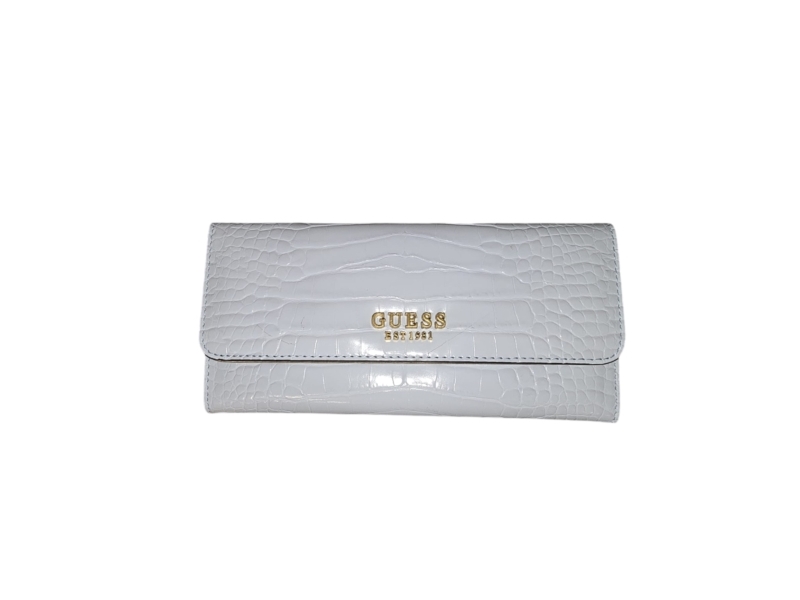 Guess, Laurel, Textile Wallet, SLG Large Zip, SWCA8500500POD, Pale Cloud, For Women For Women