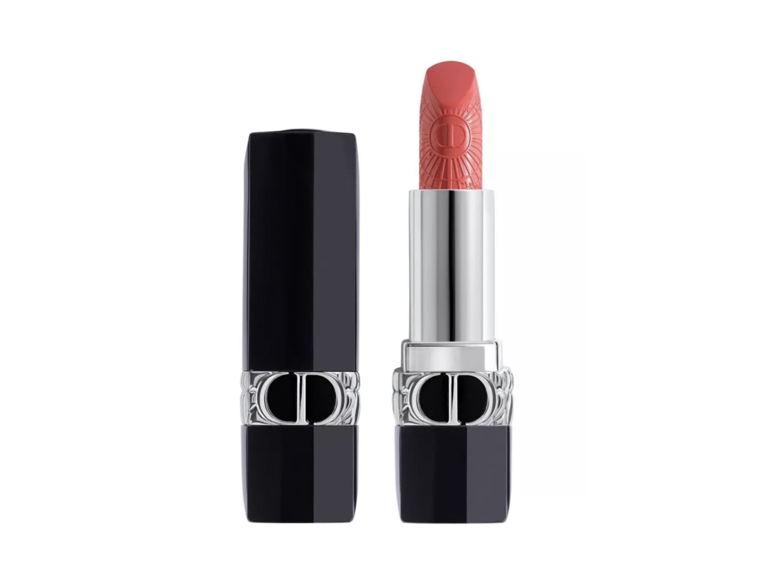 Dior Christian , Rouge, Satin Finish, Cream Lipstick, 471, Enchanted Pink, 3.5 G