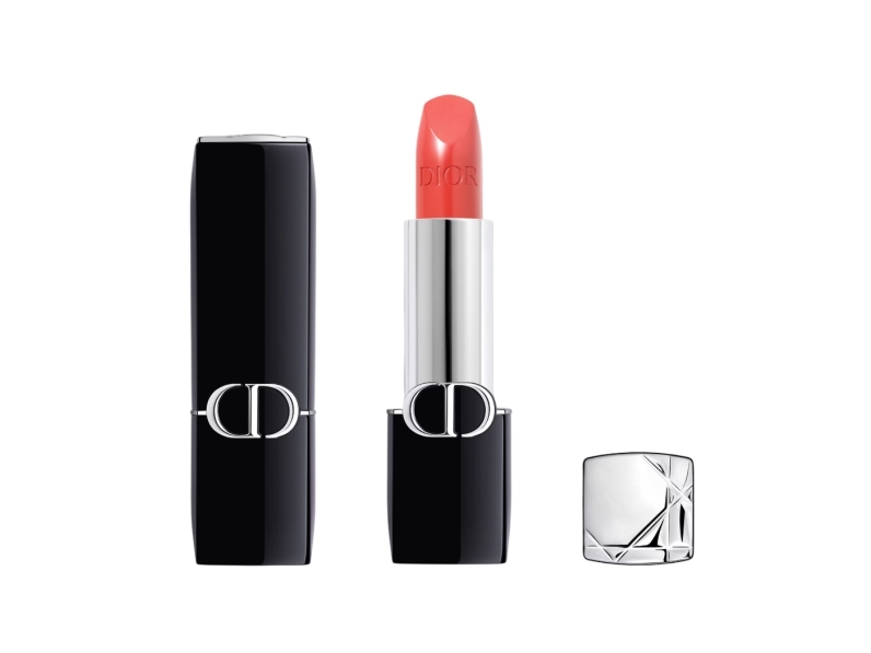 Dior Christian , Rouge, Satin Finish, Cream Lipstick, 540, Silky Coral, 3.5 G