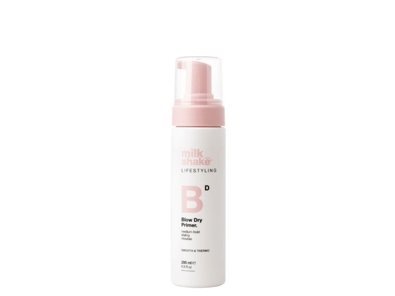 Milk Shake, Lifestyling Blow-Dry Primer, Hair Primer, Styling Hold & Thermal Protection, 200 ml