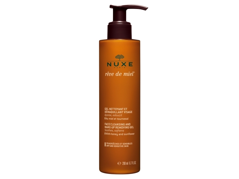Nuxe, Reve de Miel, Cleansing & Makeup Removing Gel 2-In-1, 200 ml