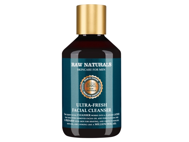 Raw Naturals, Ultra-Fresh Facial Cleanser, Energizing, Cleansing Gel, For Face, 250 ml
