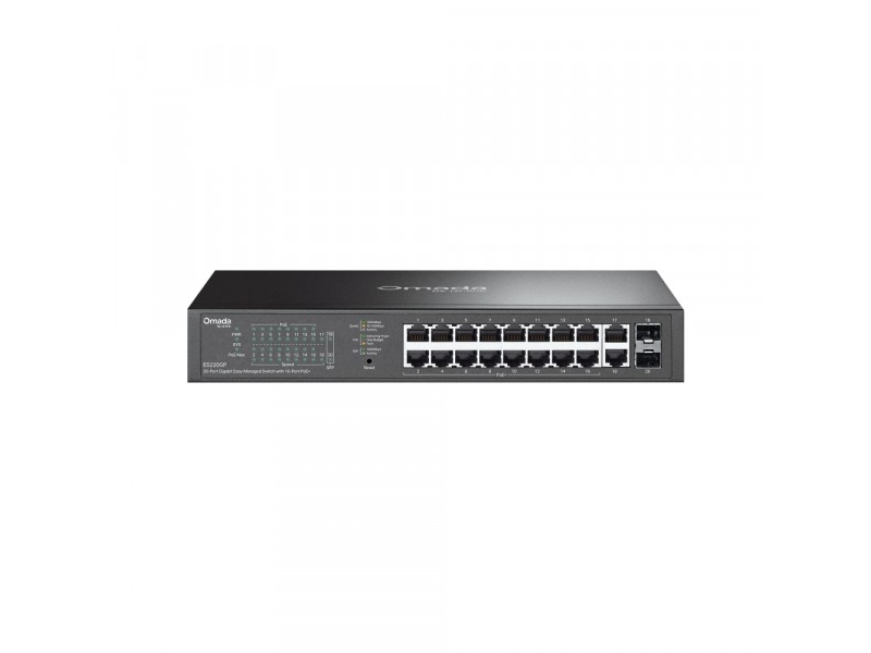 Tp-Link Omada Switch Es220gp (18Xgbe,2Xsfp,16Xpoe+,150W)