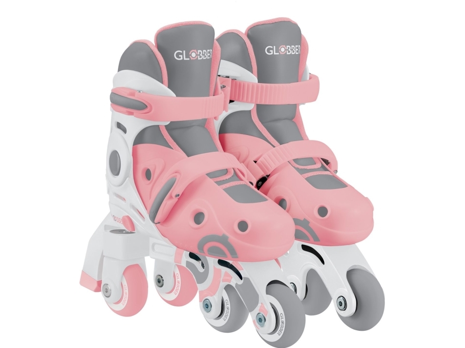 Globber 783-210, Stadt-Inline Skate, Kinder, Unisex, Pink, Weiß, Einfarbig, Harter Stiefel