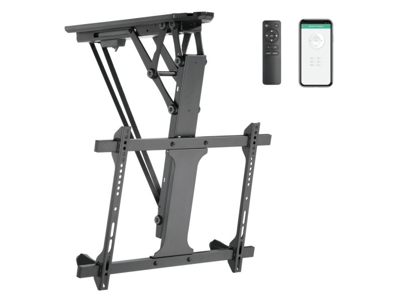 Techly Elektrische Deckenhalterung 32"-70", 35Kg Faltbar
