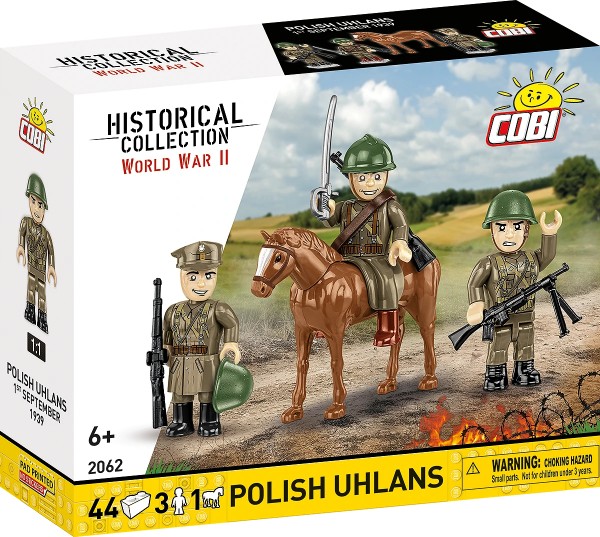 COBI HC WWII Polish lancers 3fig 44kl 2062