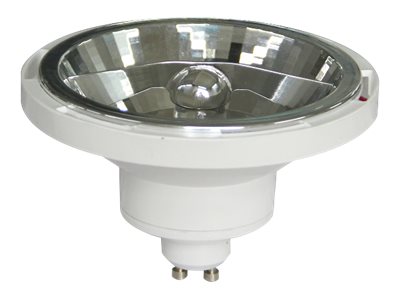 Leduro - Led-Spot Lyspære - Form: Ar111 - Gu10 - 14 W (Tilsvarende 75 W) - Klasse G - 3000 K - Gennemsigtig