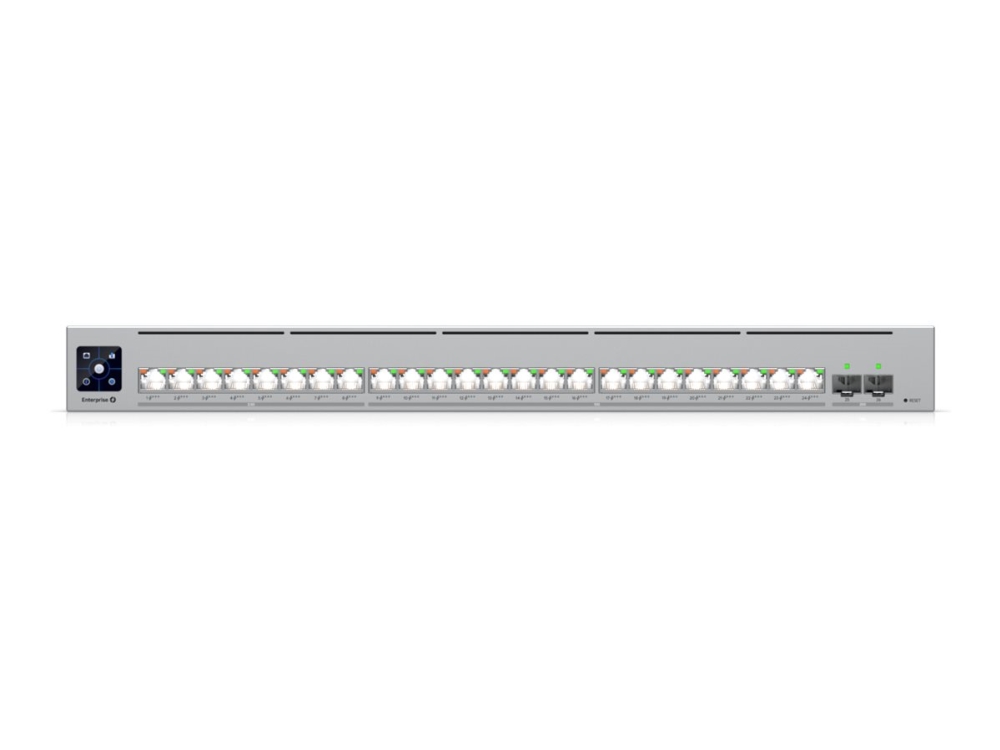 Ubiquiti Unifi Ecs-24-Poe, Managed, L2/L3, 10G Ethernet (100/1000/10000), Power Over Ethernet (Poe), Rack-Einbau, 1U