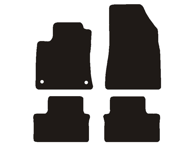 Måtter Renault Clio V 2019- Nålefilt