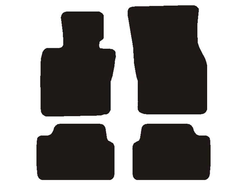 Måtter MINI F55, F56 One 5dr 2014- Sort nålefilt